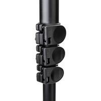 Benro A48FDS6PRO Aluminum Monopod - Flip Leg Locks - S6PRO Head - 3 Leg Base