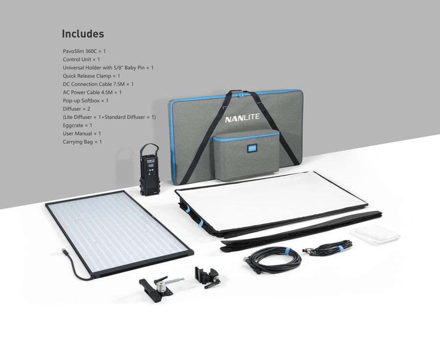 Nanlite PavoSlim 360C RGBWW LED Light Panel