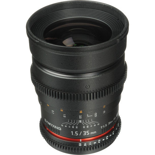 SAMYANG 35mm T1.5 VDSLR CINE LENS for CANON EF - WESTBUY