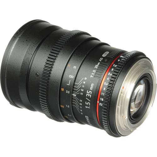 SAMYANG 35mm T1.5 VDSLR CINE LENS for CANON EF - WESTBUY