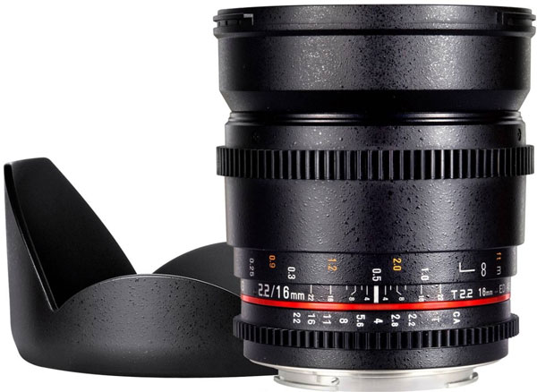 SAMYANG 12mm T2.2 VDSLR CINE LENS For MFT ( MICRO 4/3 ) - WESTBUY