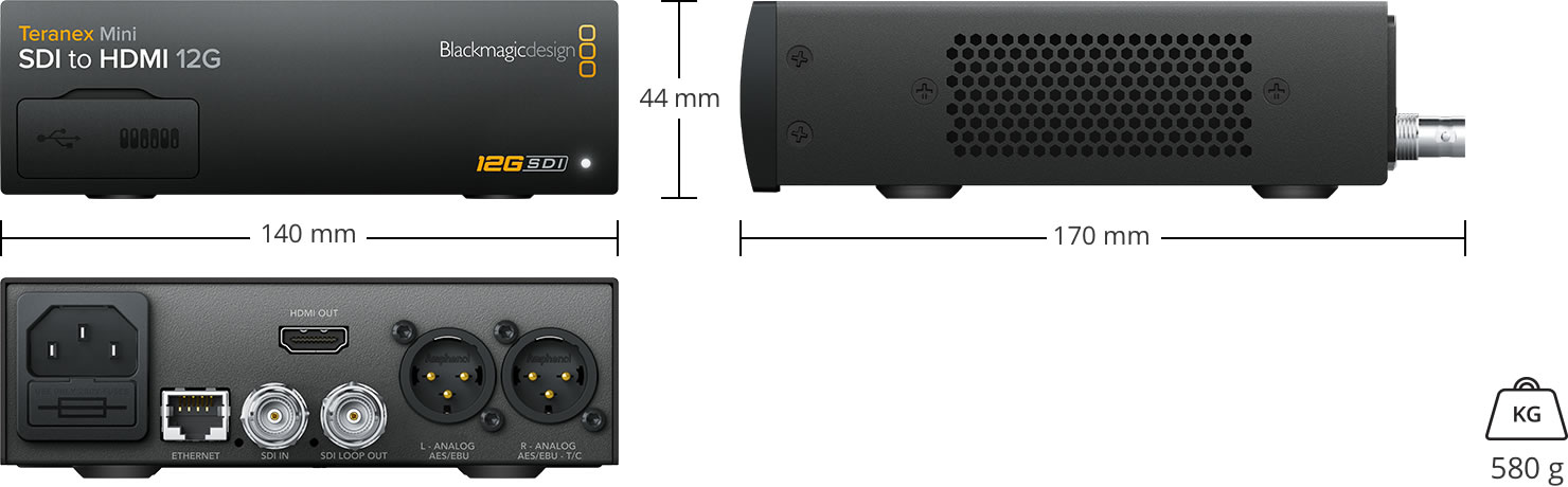 Blackmagic Teranex Mini SDI to HDMI 12G Converter - WESTBUY