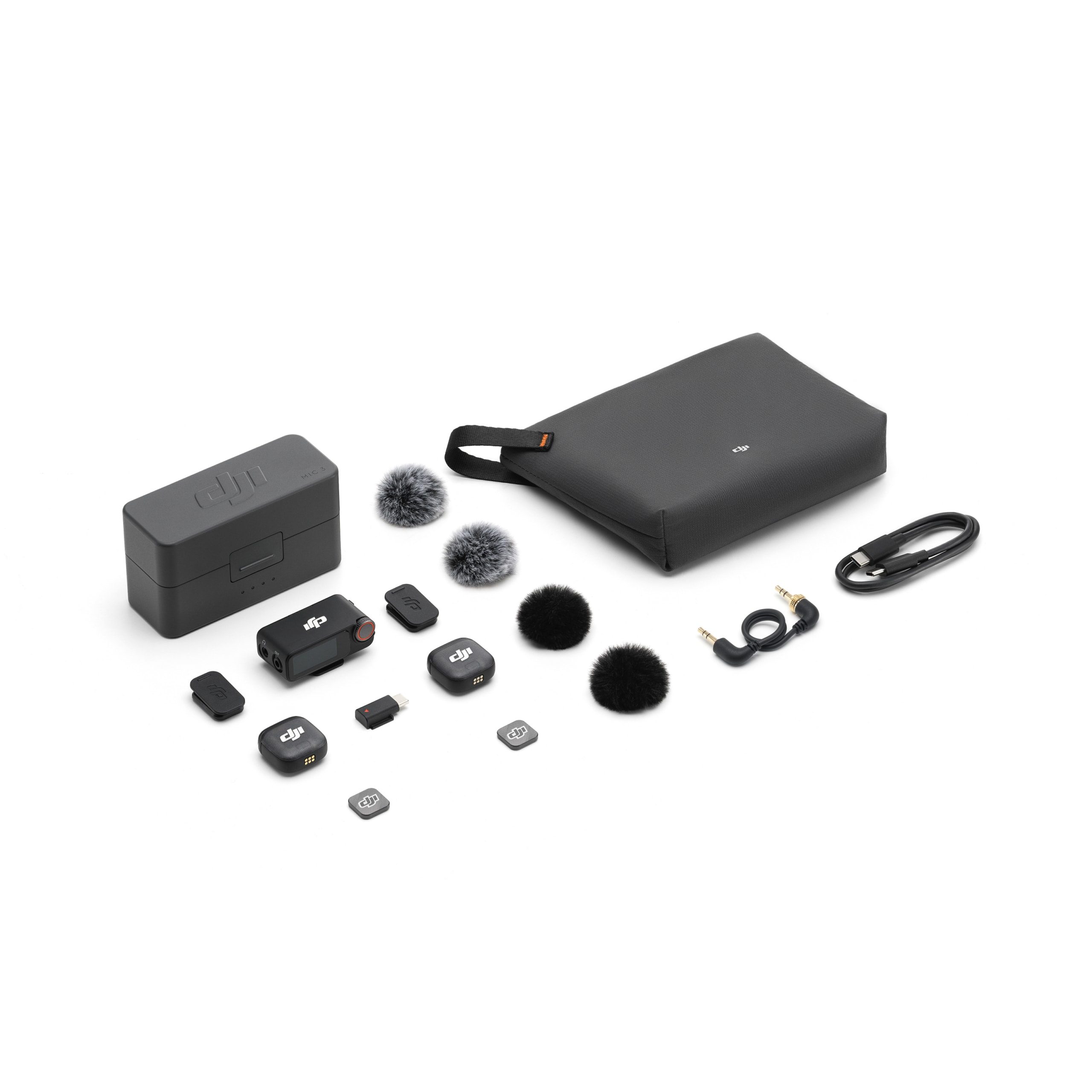 A*r様 DJI Mic Mini 3個 DJI Mic 3 (2 TX + 1 RX + Charging Case) Wireless Microphone System