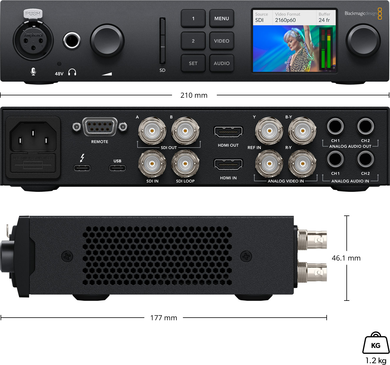 値下げ Blackmagic UltraStudio Mini Recorder Blackmagic Design UltraStudio 4K Mini Capture & Playback Unit