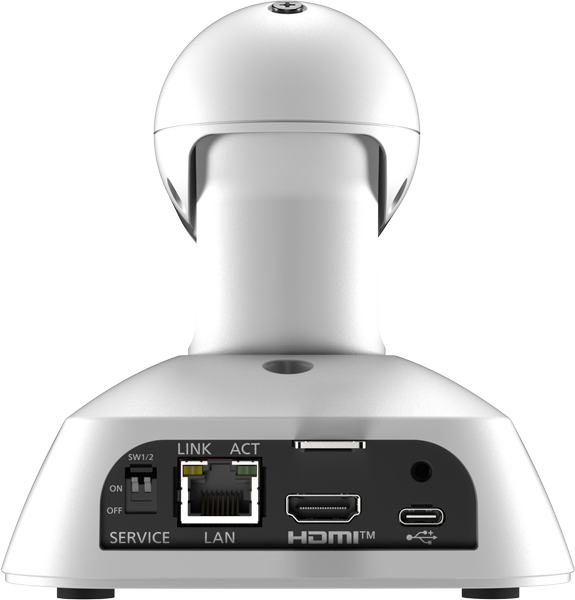 Panasonic AW-UE5 4K60 Ultrawide ePTZ Camera with AI Functions (White)