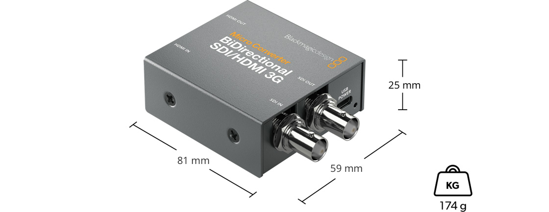 Blackmagic Design Micro Converter BiDirectional SDI/HDMI 3G no PSU