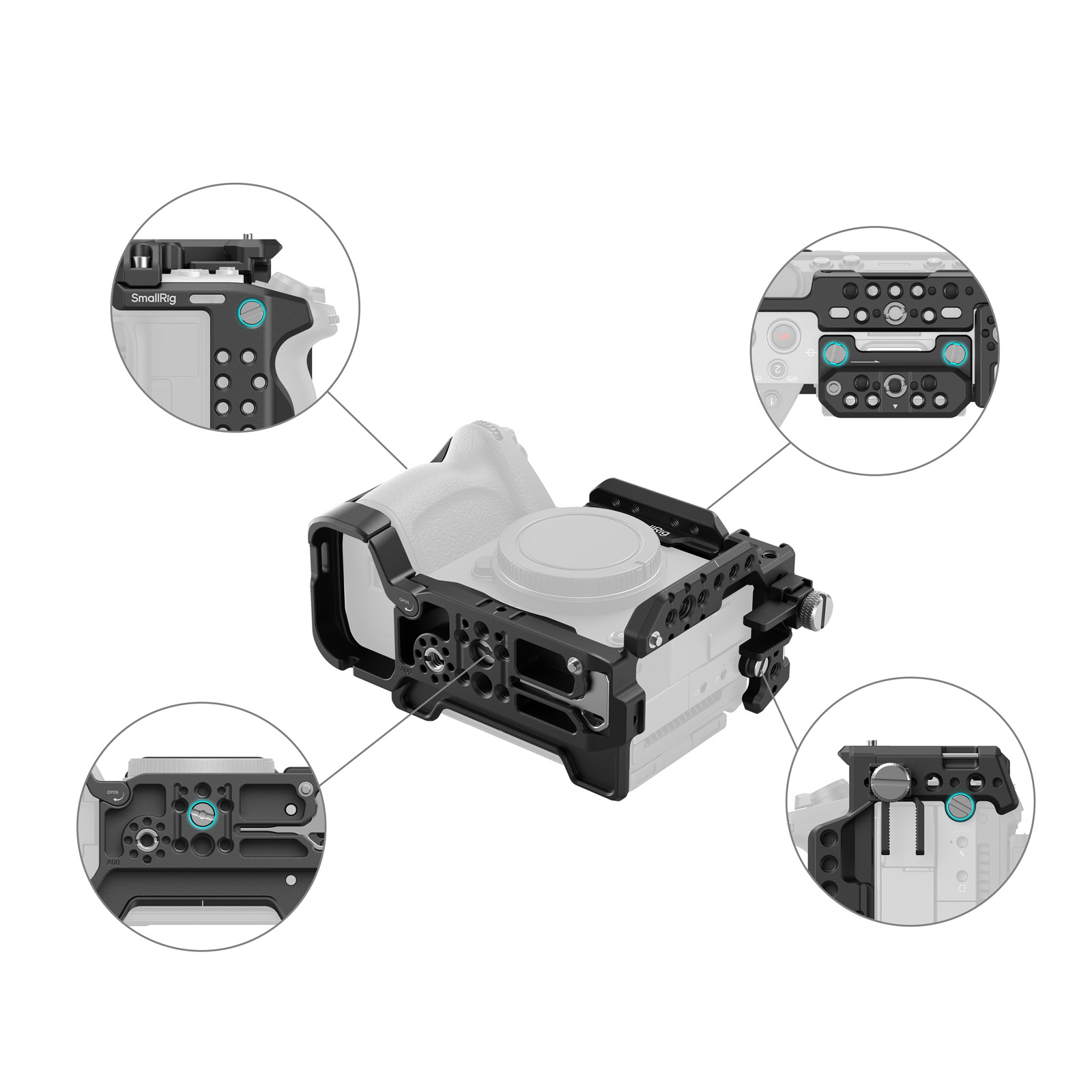 SmallRig Advanced "Hawklock" Cage for Sony FX5 6774