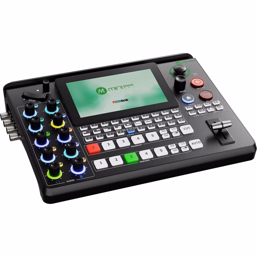exDemo - RGBlink mini-edge SDI 10-Channel All-in-One Switcher