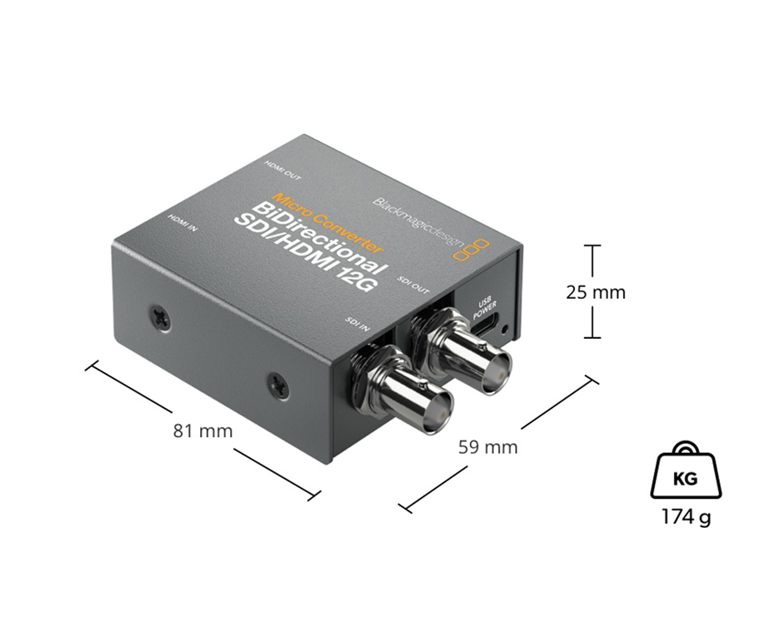 Blackmagic Design Micro Converter BiDirectional SDI/HDMI 12G No
