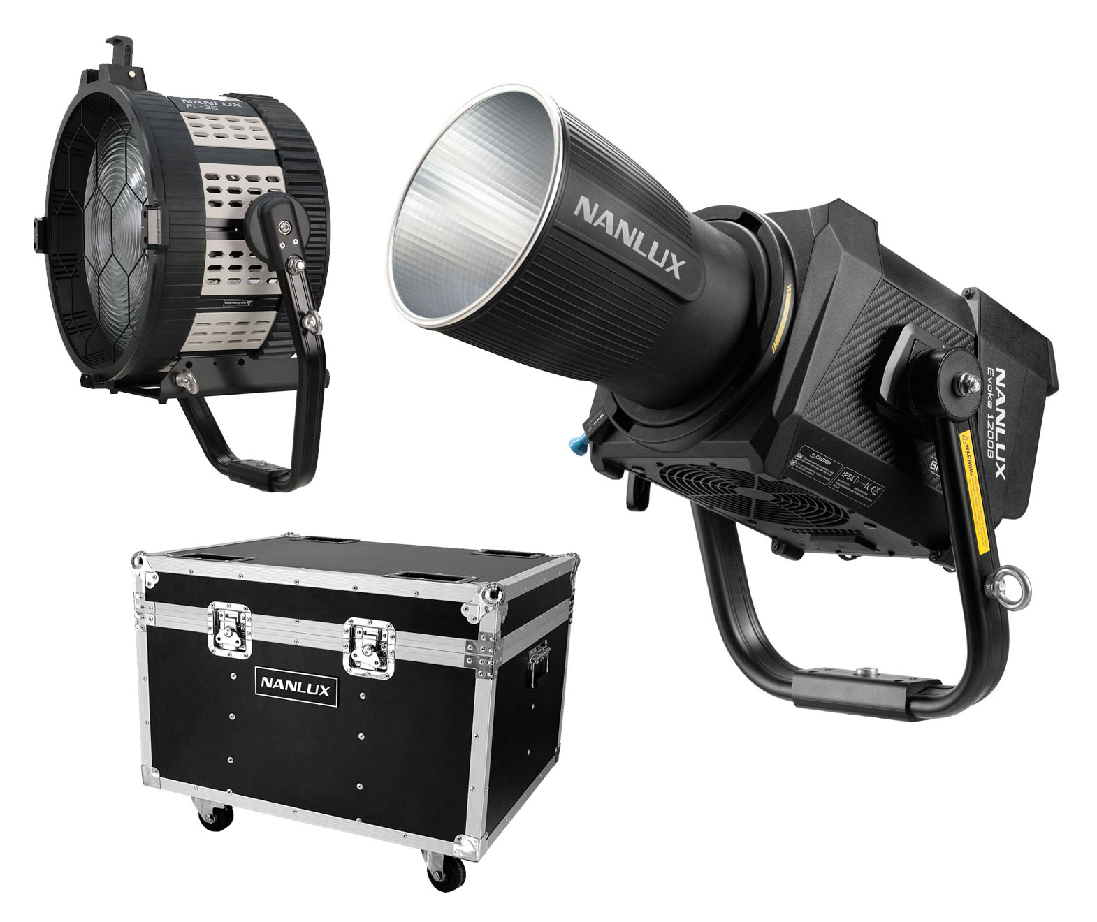 Nanlux Evoke 1200B LED Bi-Color Spot Light Kit with Fresnel Lens