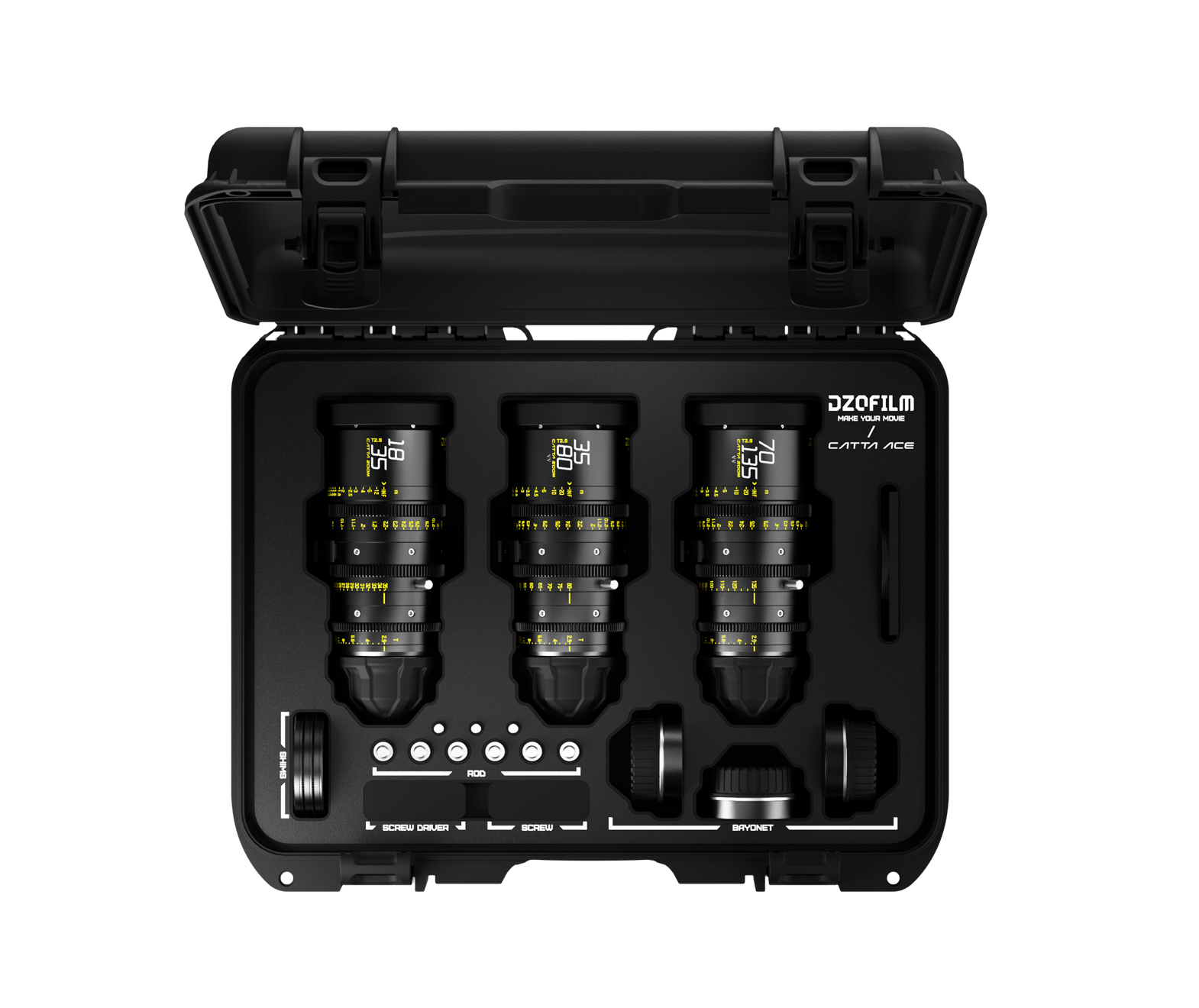 DZOFilm Catta Ace Full Frame Zoom 18-35/35-80/70-135mm T2.9 Cine 2