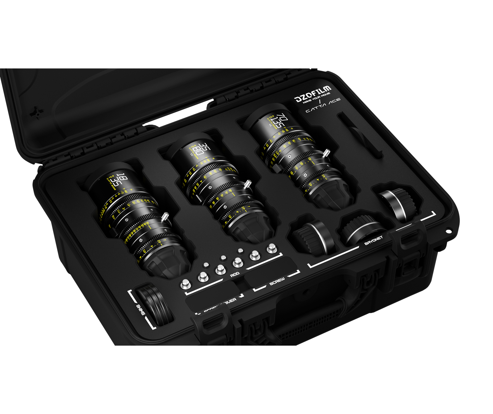 DZOFilm Catta Ace Full Frame Zoom 18-35/35-80/70-135mm T2.9 Cine 2