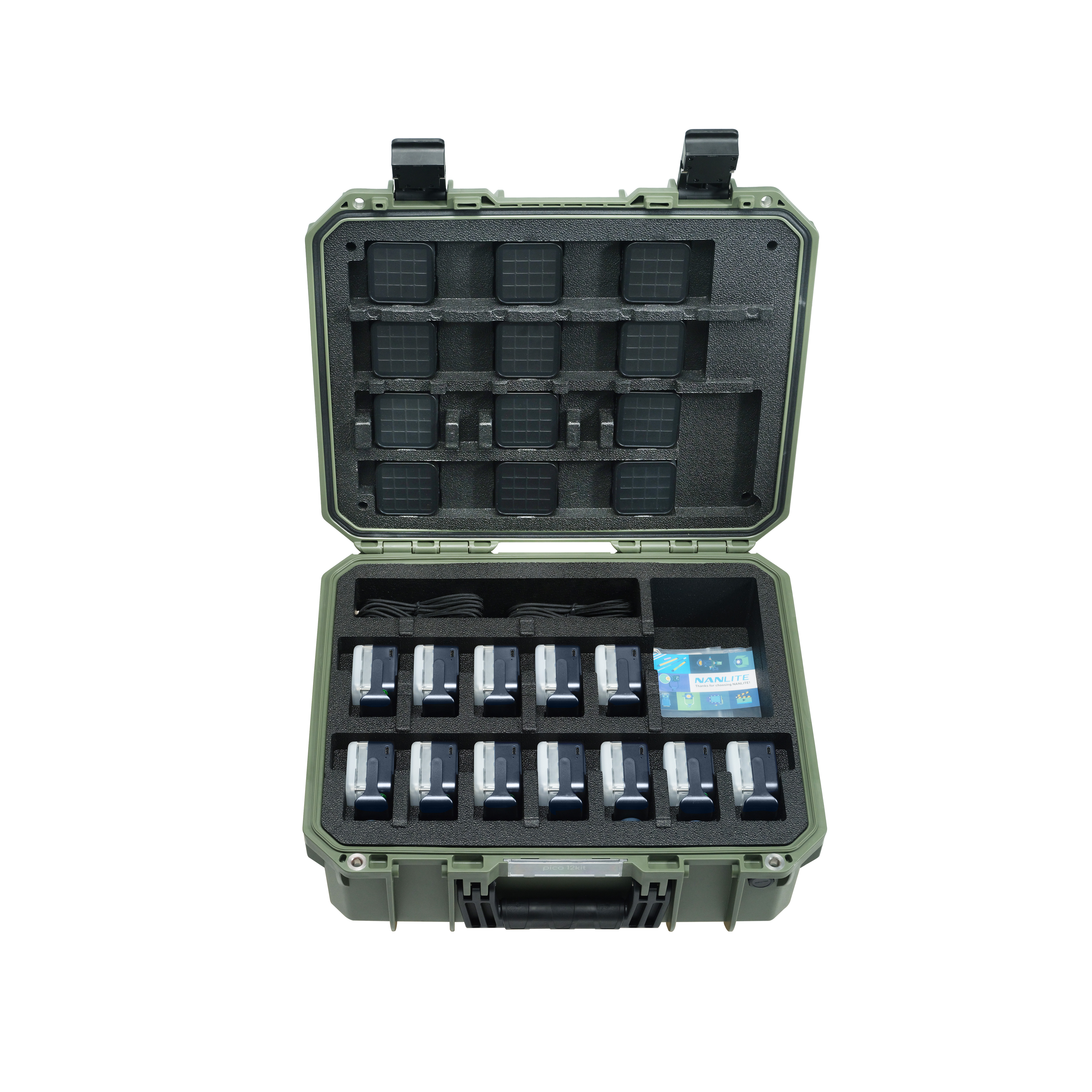 Nanlite pico LED Mini Pocket Light (Midnight Blue, 12-Light Kit)