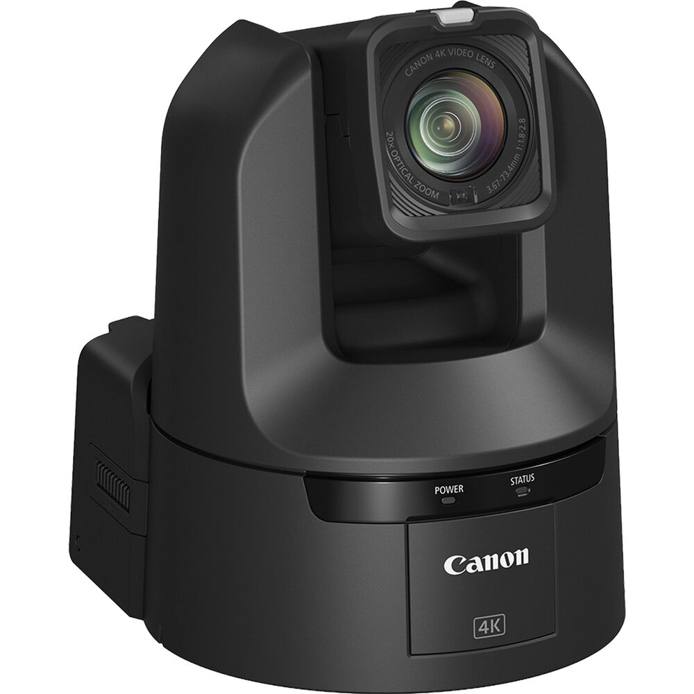 Canon CR-N350 4K NDI PTZ Camera with 20x Zoom and Auto Tracking (Satin Black)