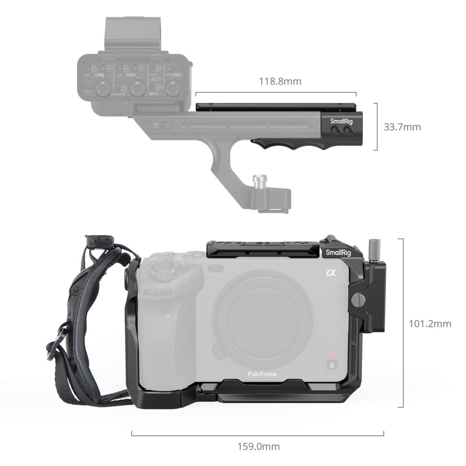 SmallRig Handheld Cage Kit for Sony FX30 / FX3 4184B