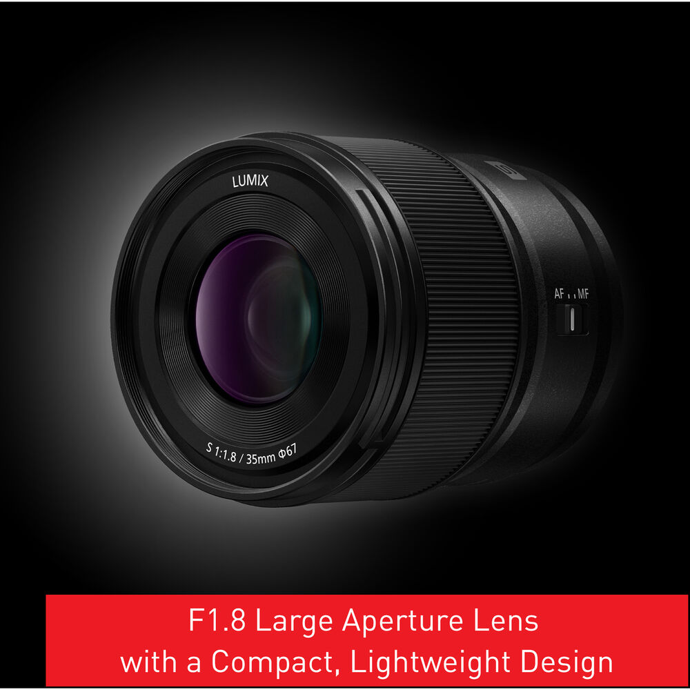 Panasonic Lumix S 35mm f/1.8 Lens S-S35 - WESTBUY
