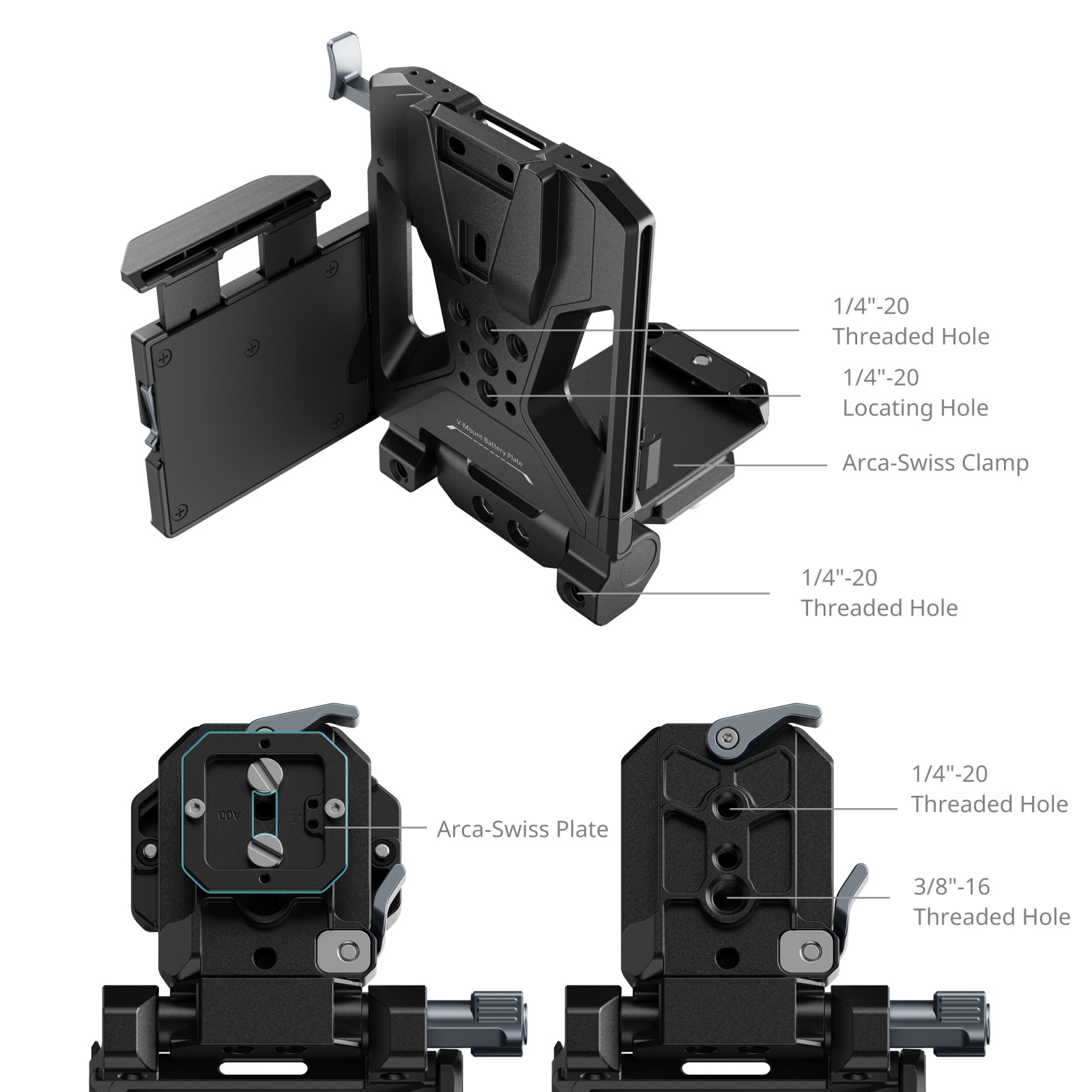 SmallRig V-Mount Battery Mount Plate Kit (Pro) 5315 - WESTBUY