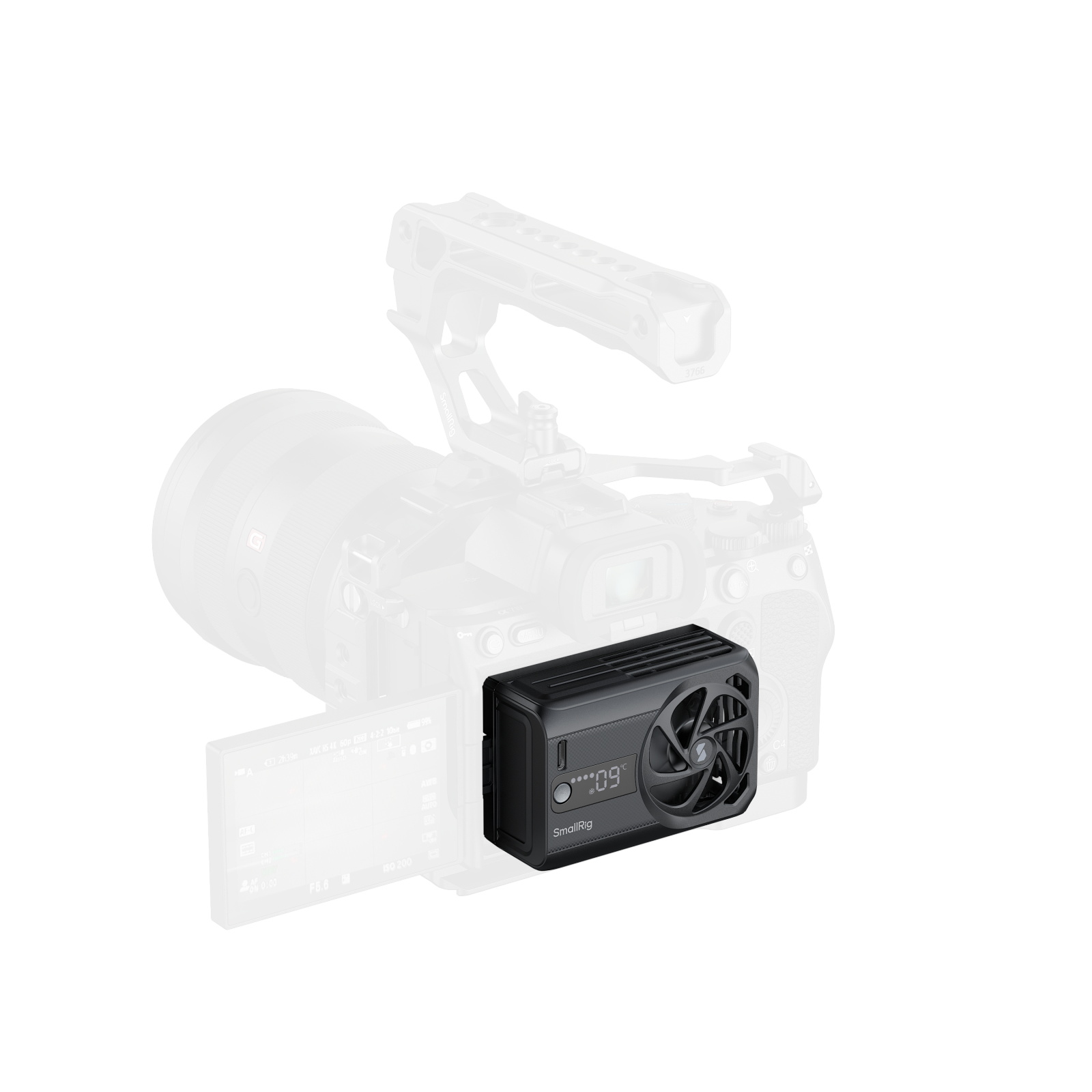 SmallRig Cooling Fan for Mirrorless Cameras (Hybrid Cooling) 5328