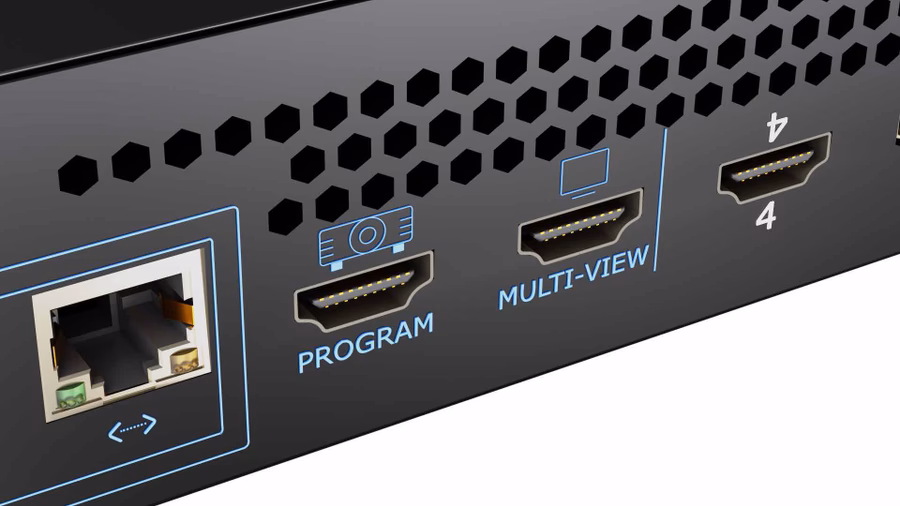 exDemo - RGBlink mini-edge SDI 10-Channel All-in-One Switcher