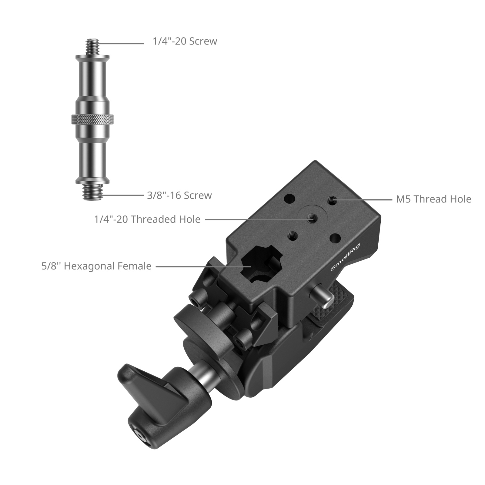Ngàm kẹp đa năng Ulanzi U-Select MP-4 Super clamp magic Arm bạch tuộc Ngàm kẹp đa năng Ulanzi U-Select MP-4 Super clamp magic Arm bạch tuộc