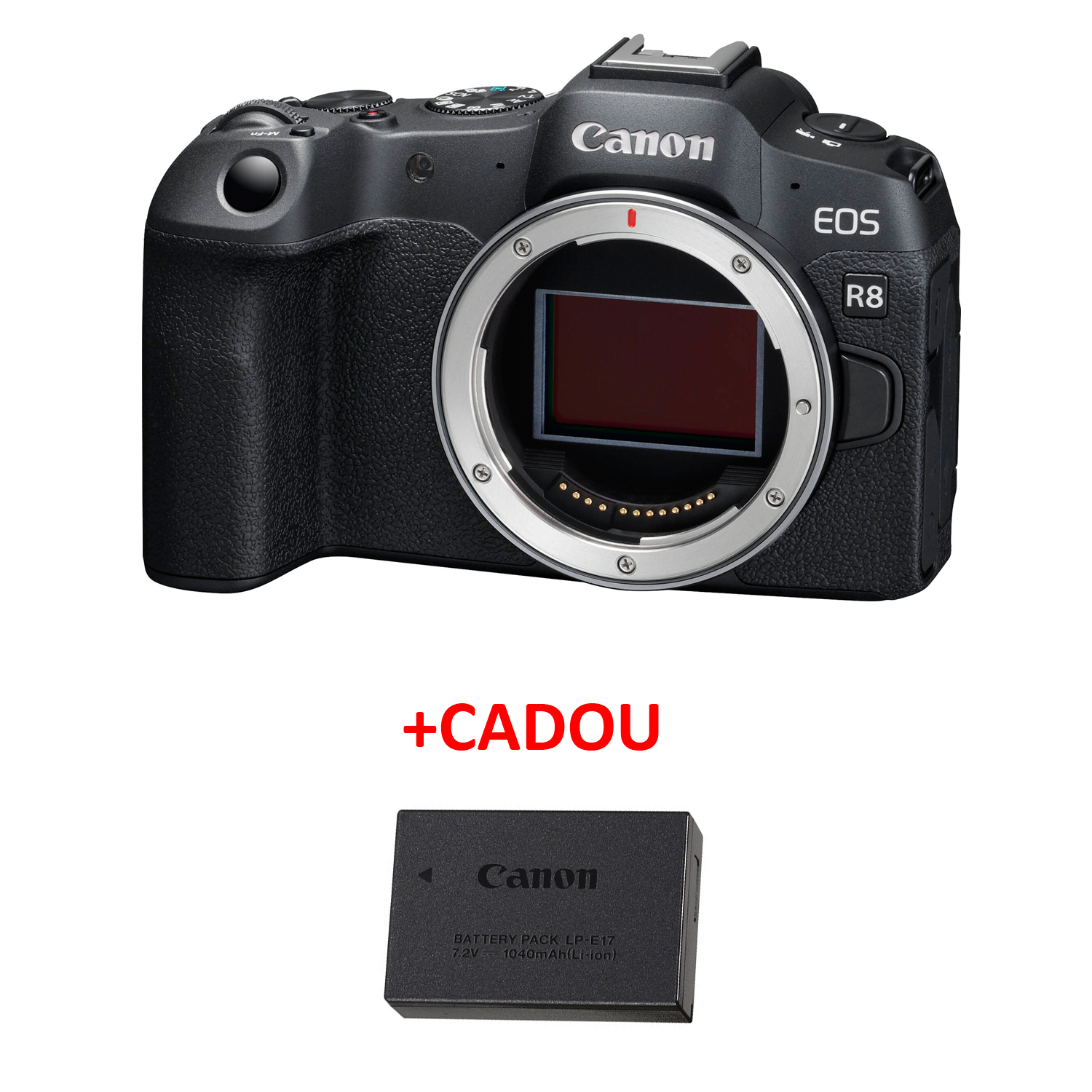 Canon EOS R8 Mirrorless Camera Body + Extra LP-E17 - WESTBUY