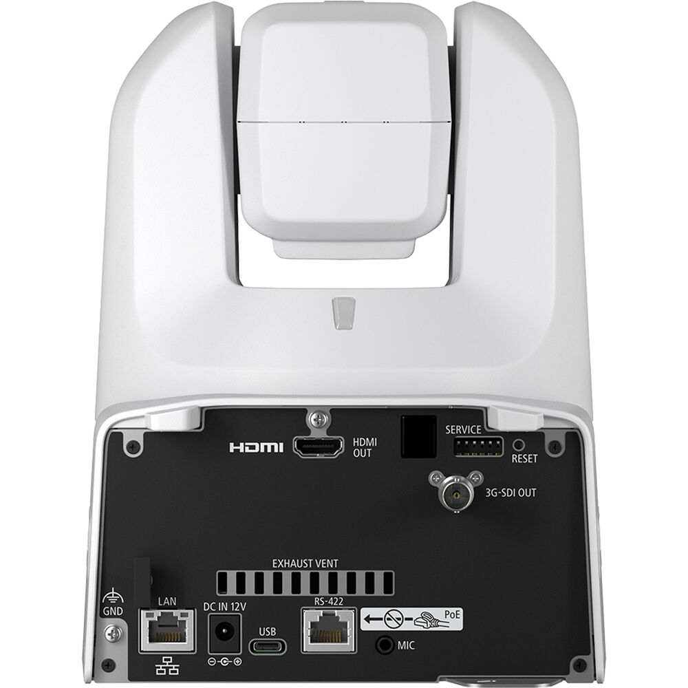 Canon CR-N350 4K NDI PTZ Camera with 20x Zoom and Auto Tracking (Titanium White)