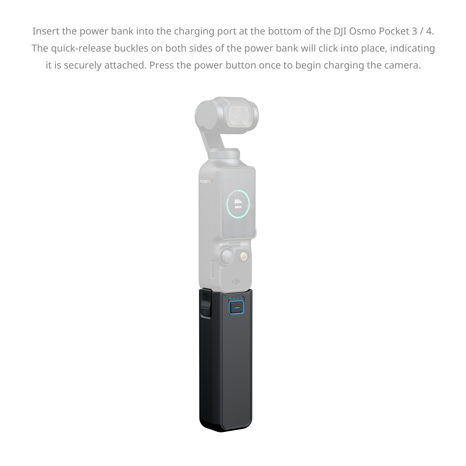 SmallRig Power Bank for DJI Osmo Pocket 4P / 4 / 3 5705
