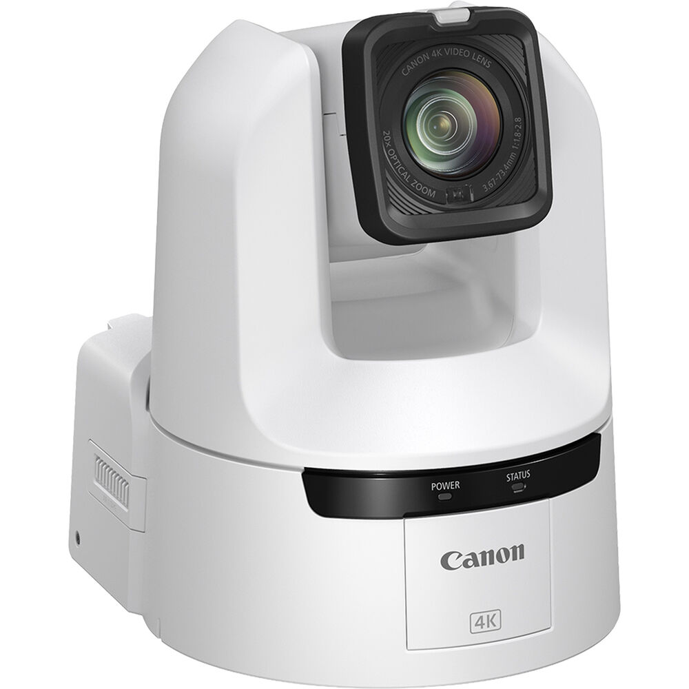 Canon CR-N350 4K NDI PTZ Camera with 20x Zoom and Auto Tracking (Titanium White)